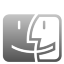 Operating System Mac Finder Icon 64x64 png